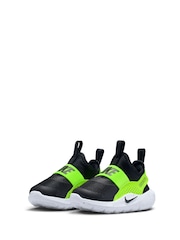 Nike Black Volt Infant Flex Runner 4 Trainers - Image 2 of 10