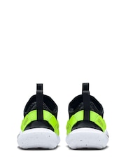 Nike Black Volt Infant Flex Runner 4 Trainers - Image 3 of 10