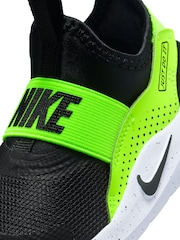 Nike Black Volt Infant Flex Runner 4 Trainers - Image 9 of 10