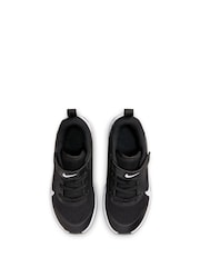 Negro/Blanco - Nike Junior Omni Court Trainers - Imagen 5 de 11