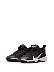 Negro/Blanco - Nike Junior Omni Court Trainers - Imagen 7 de 11