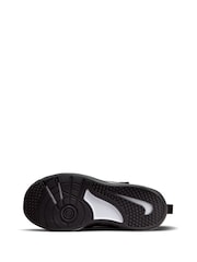 Negro/Blanco - Nike Junior Omni Court Trainers - Imagen 8 de 11