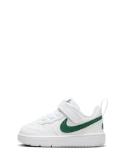 Nike White/Fir Green Infant Court Borough Low Recraft Trainers - Image 2 of 8