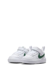 Nike White/Fir Green Infant Court Borough Low Recraft Trainers - Image 3 of 8