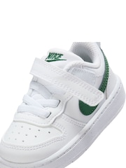 Nike White/Fir Green Infant Court Borough Low Recraft Trainers - Image 8 of 8
