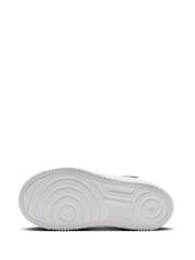 Nike White/Black Junior Air Force 1 Easy On Trainers - Image 6 of 8