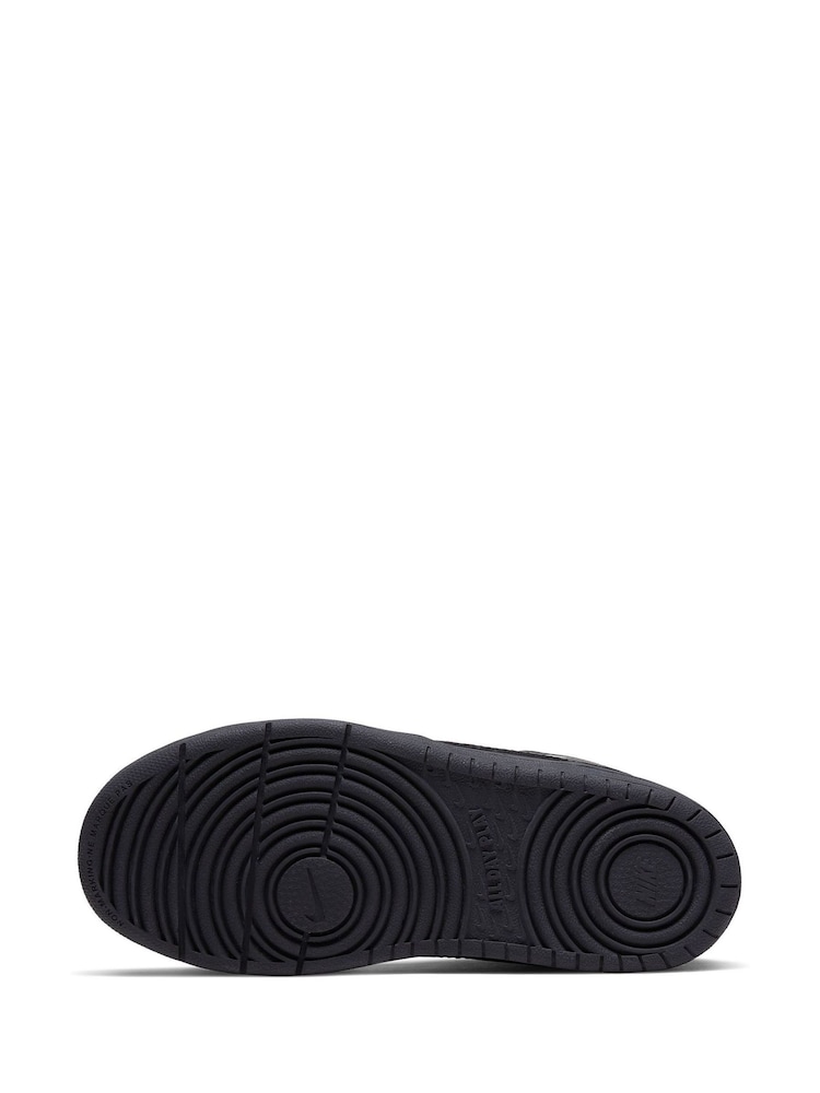 Nike Black Junior Court Borough Mid Trainers - Image 6 of 6