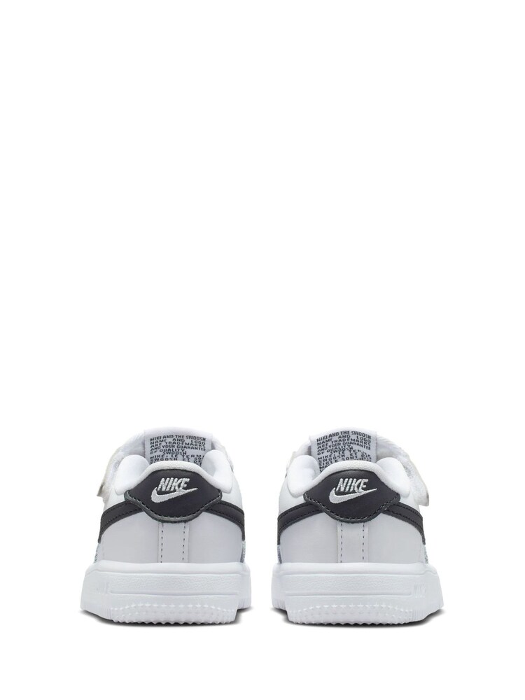 Nike White/Black Infant Air Force 1 Easy On Trainers - Image 2 of 9 Nike White/Black Infant Air Force 1 Easy On Trainers - Image 2 of 9