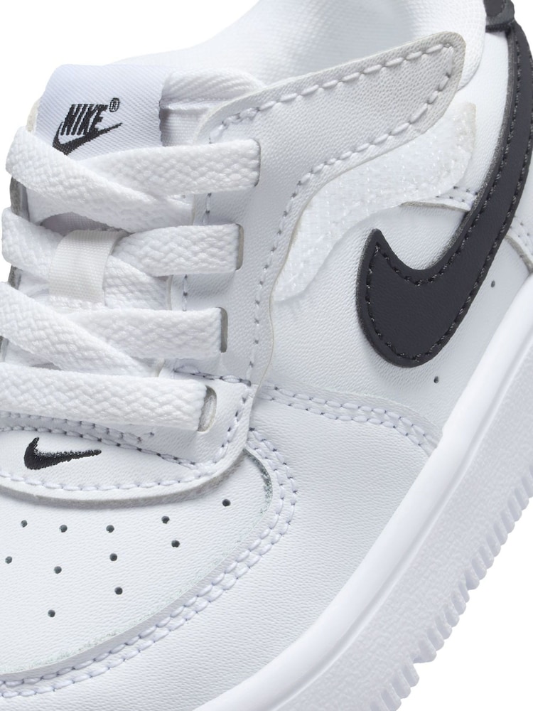 Nike White/Black Infant Air Force 1 Easy On Trainers - Image 9 of 9 Nike White/Black Infant Air Force 1 Easy On Trainers - Image 9 of 9