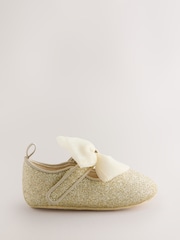 Baker by Ted Baker Baby Girls Padders Shoes With Bow - Image 2 of 6