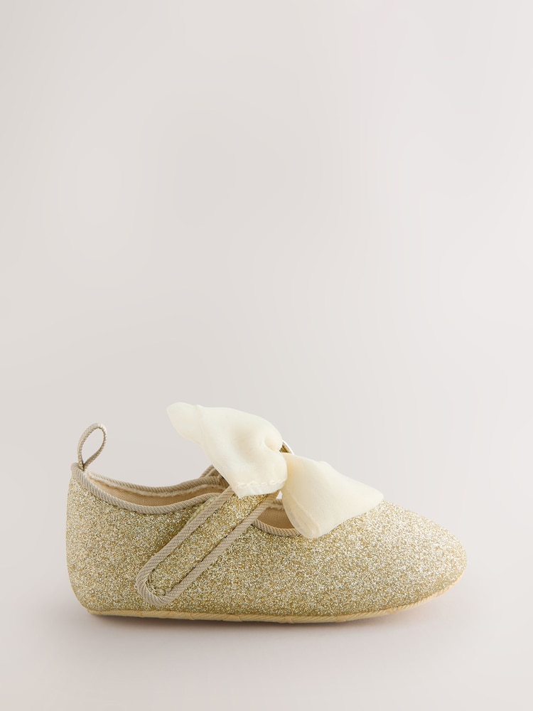 Baker by Ted Baker Baby Girls Padders Shoes With Bow - Image 2 of 6