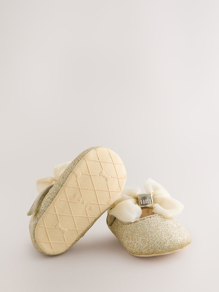 Baker by Ted Baker Baby Girls Padders Shoes With Bow - Image 6 of 6
