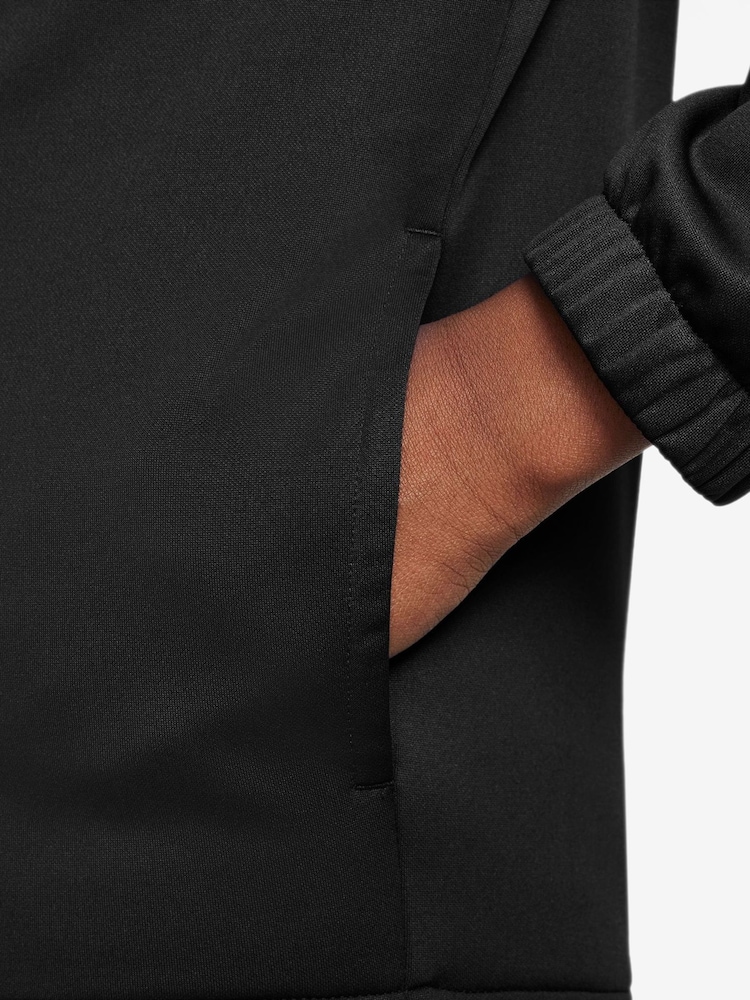 Schwarz - Nike Dri-Fit Poly Zip Through Tracksuit - Bild 3 von 3