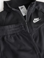 Nike Black Dri-FIT Poly Zip Through Tracksuit - Image 7 of 7