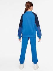Nike Photo Blue Dri-FIT Poly Crew Tracksuit - Image 2 of 3