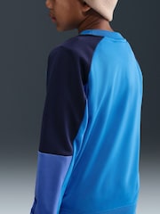 Nike Photo Blue Dri-FIT Poly Crew Tracksuit - Image 4 of 7