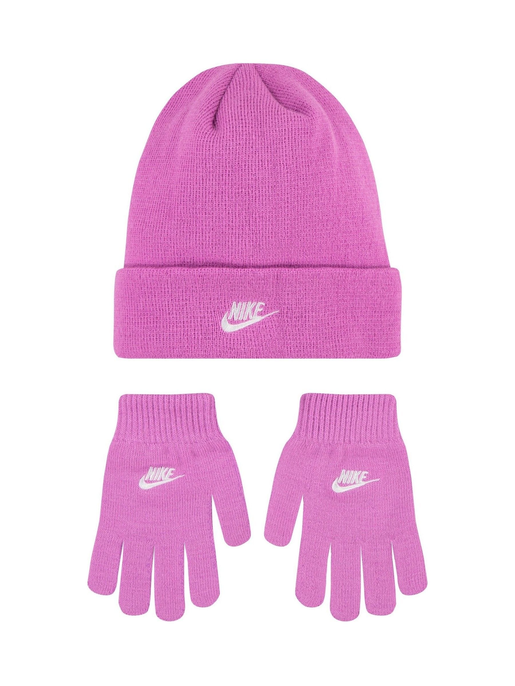 pink nike beanie