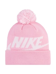 Nike Pink Swoosh Pom Beanie and Gloves Set - Image 9 of 9