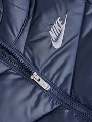 Nike Navy Blue Little Kids Padded Puffer Jacket - Image 7 of 7