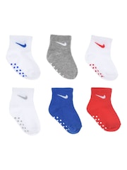Nike Blue Infant Colour Pop Ankle Socks 6 Pack - Image 2 of 7