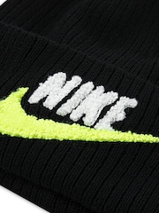 Nike Black Club Chenille Beanie Hat and Glove Set - Image 3 of 4
