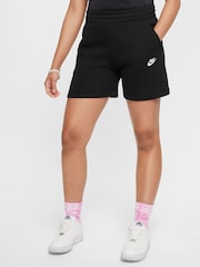 Nike Black Club Fleece Shorts - Image 1 of 5
