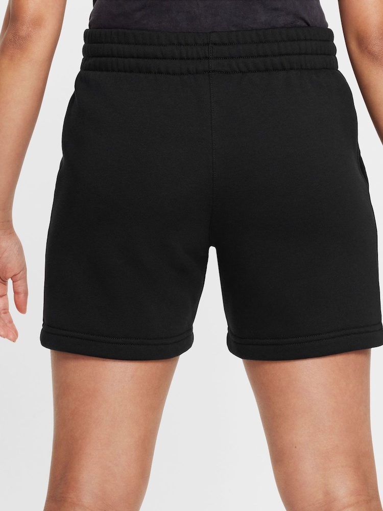 Nike Black Club Fleece Shorts - Image 2 of 5