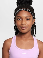 Nike Pink Swoosh Sports Support Bra - Image 1 of 3