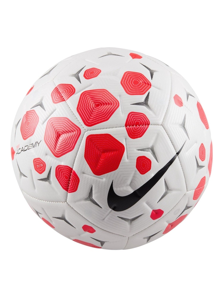 Nike Red/White Academy Football Ball - Image 1 of 2 Nike Red/White Academy Football Ball - Image 1 of 2
