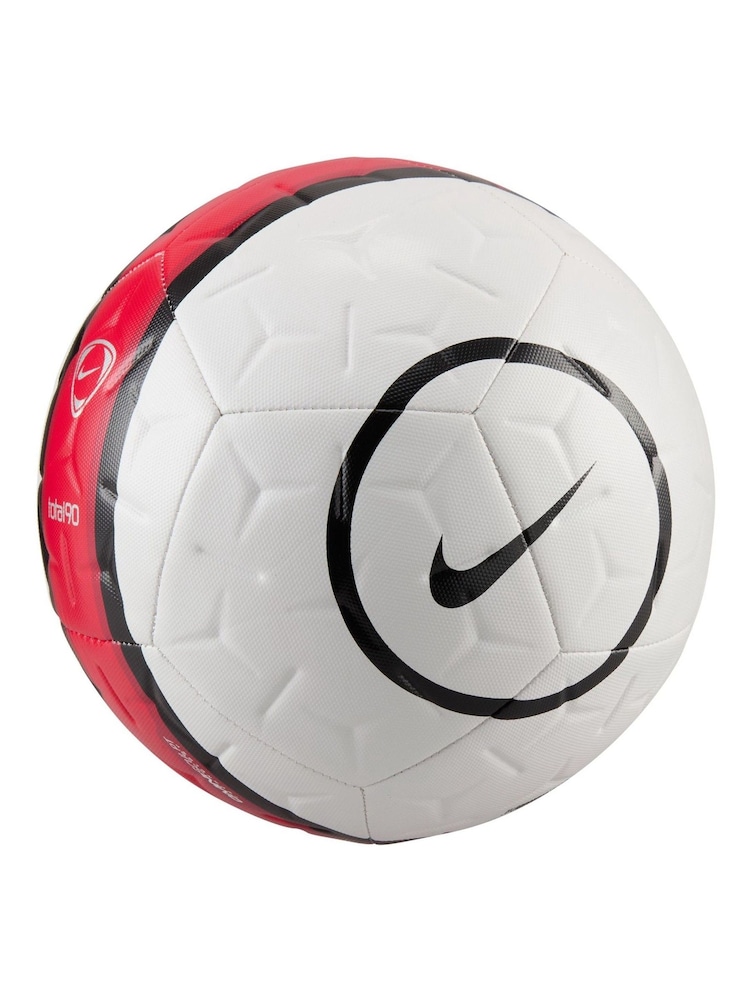 Nike White Academy T90 Football Ball - Image 1 of 2 Nike White Academy T90 Football Ball - Image 1 of 2