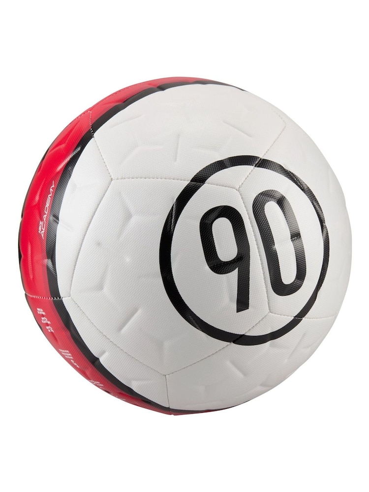 Nike White Academy T90 Football Ball - Image 2 of 2 Nike White Academy T90 Football Ball - Image 2 of 2