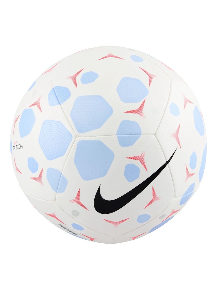 Nike White Pitch Football Ball - Image 1 of 2