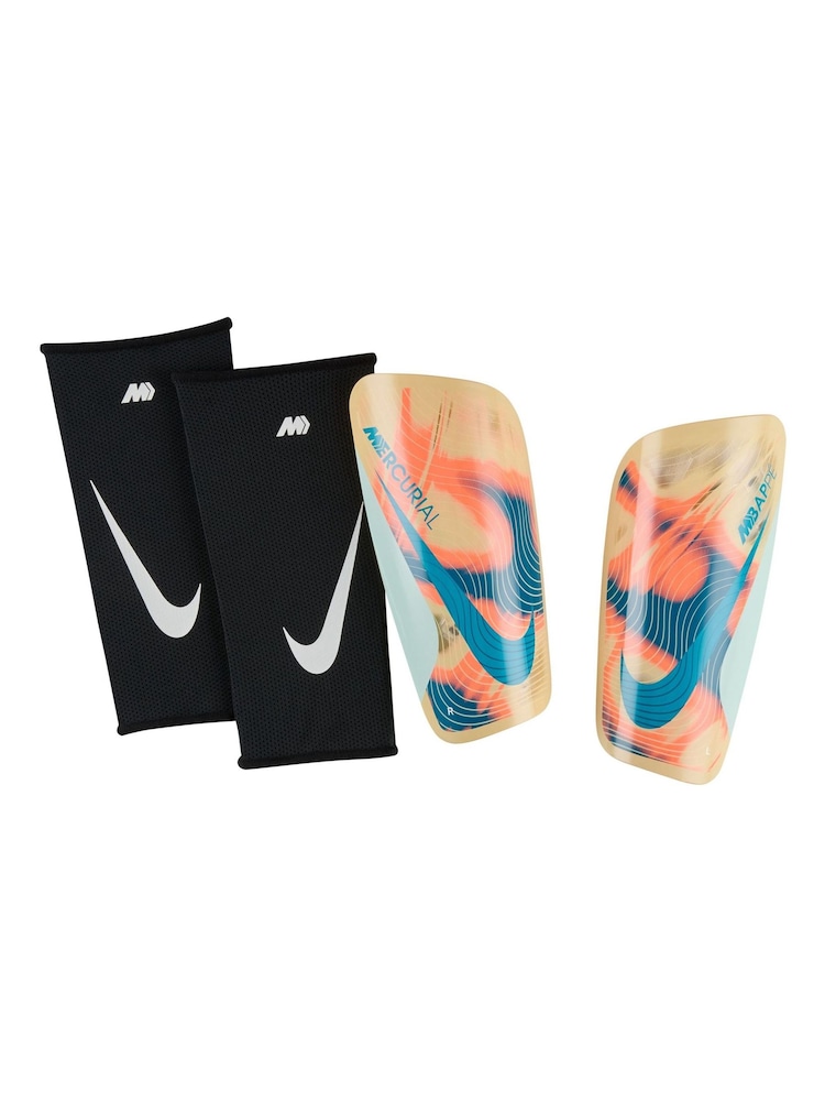 Nike Orange Kylian Mbappe Mercurial Lite Shinguard - Image 1 of 1 Nike Orange Kylian Mbappe Mercurial Lite Shinguard - Image 1 of 1