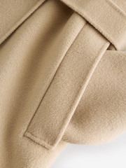 Weekend MaxMara Brown Manu Wool Coat - Image 5 of 5