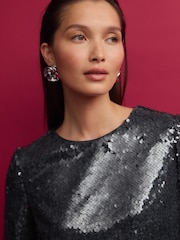 Pewter Sequin T-Shirt - Image 5 of 7