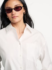 Weekend MaxMara White Queva Shirt - Image 4 of 5