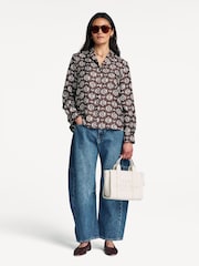 Weekend MaxMara Brown Oncia Printed Blouse - Image 2 of 5