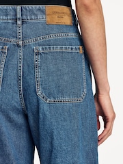 Weekend MaxMara Blue Vega Wide Leg Jeans - Image 5 of 6
