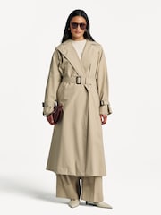 Weekend MaxMara Brown Fatto Trench Coat - Image 1 of 10