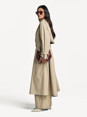 Weekend MaxMara Brown Fatto Trench Coat - Image 3 of 10