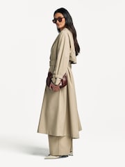 Weekend MaxMara Brown Fatto Trench Coat - Image 4 of 10