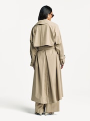 Weekend MaxMara Brown Fatto Trench Coat - Image 6 of 10