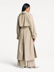 Weekend MaxMara Brown Fatto Trench Coat - Image 7 of 10