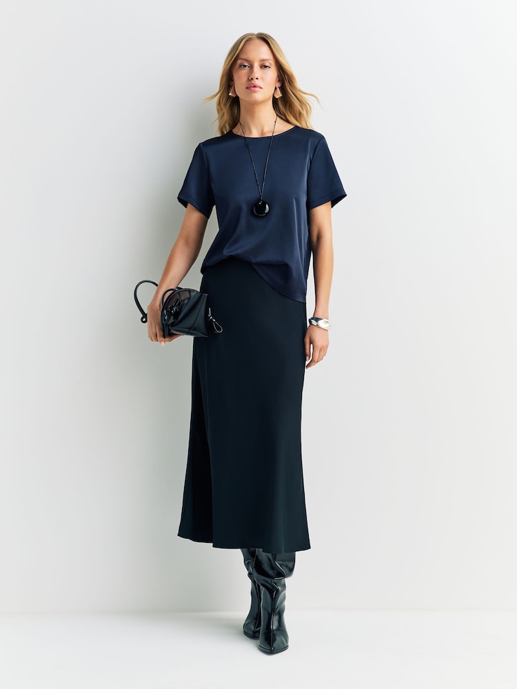 Weekend MaxMara Blue Gilbert Blouse - Image 2 of 4