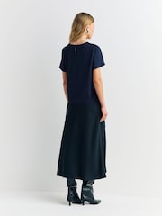 Weekend MaxMara Blue Gilbert Blouse - Image 3 of 4