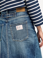 Weekend MaxMara Blue Zarelia Denim Midi Skirt - Image 5 of 5