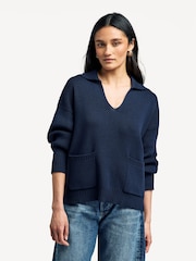 Weekend MaxMara Blue Saloon Relaxed Shirt - Image 1 of 5