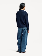 Weekend MaxMara Blue Saloon Relaxed Shirt - Image 3 of 5
