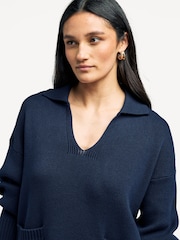 Weekend MaxMara Blue Saloon Relaxed Shirt - Image 4 of 5