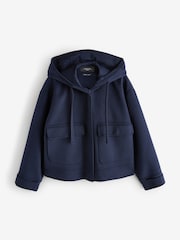 Weekend MaxMara Blue Gary Hooded Jacket - Image 1 of 5